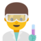 Man Scientist emoji on Google